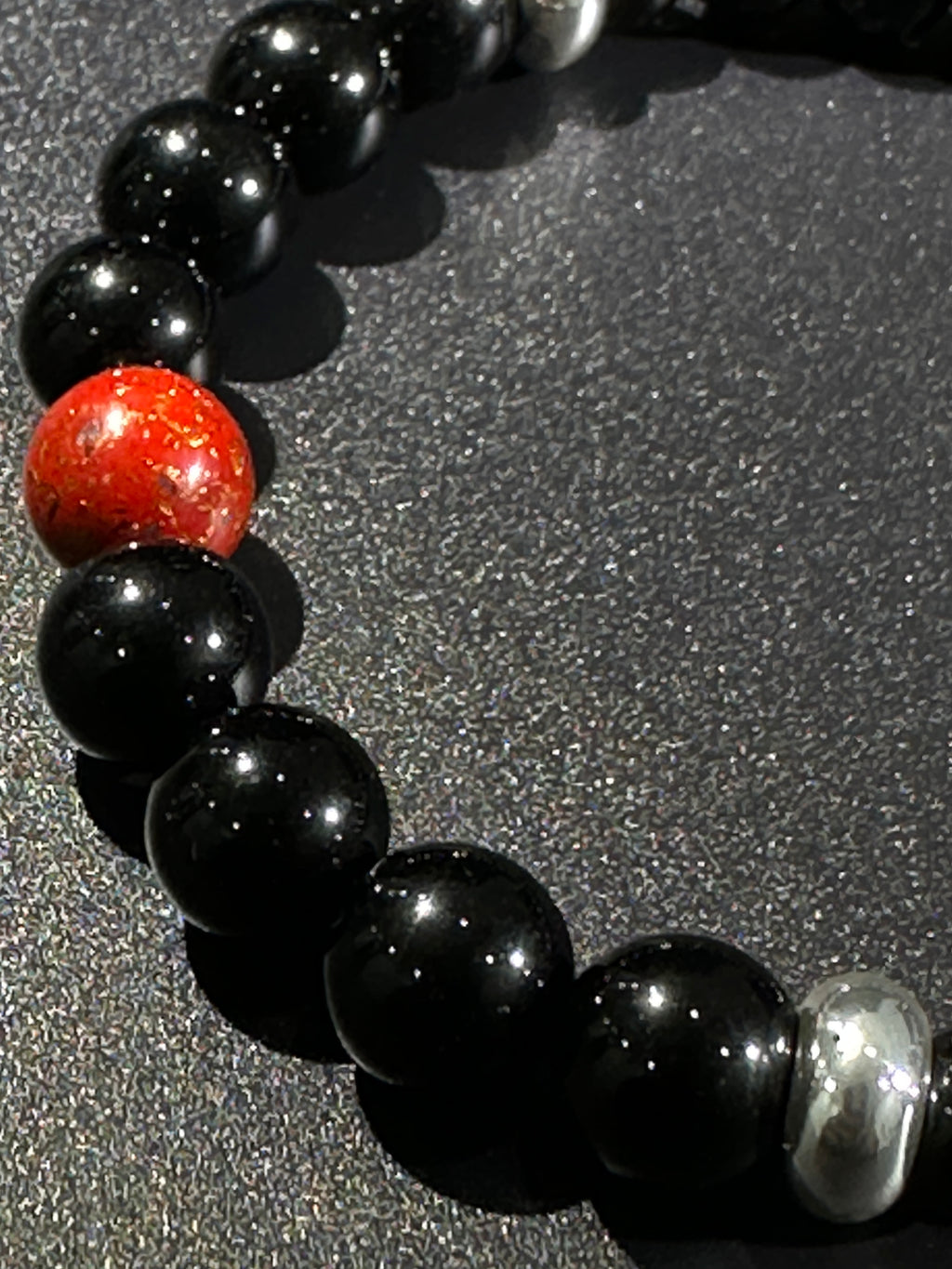 Minimalist Black Obsidian Bracelet, Spiritual Protection, Eastern Aesthetics, Everyday Styling