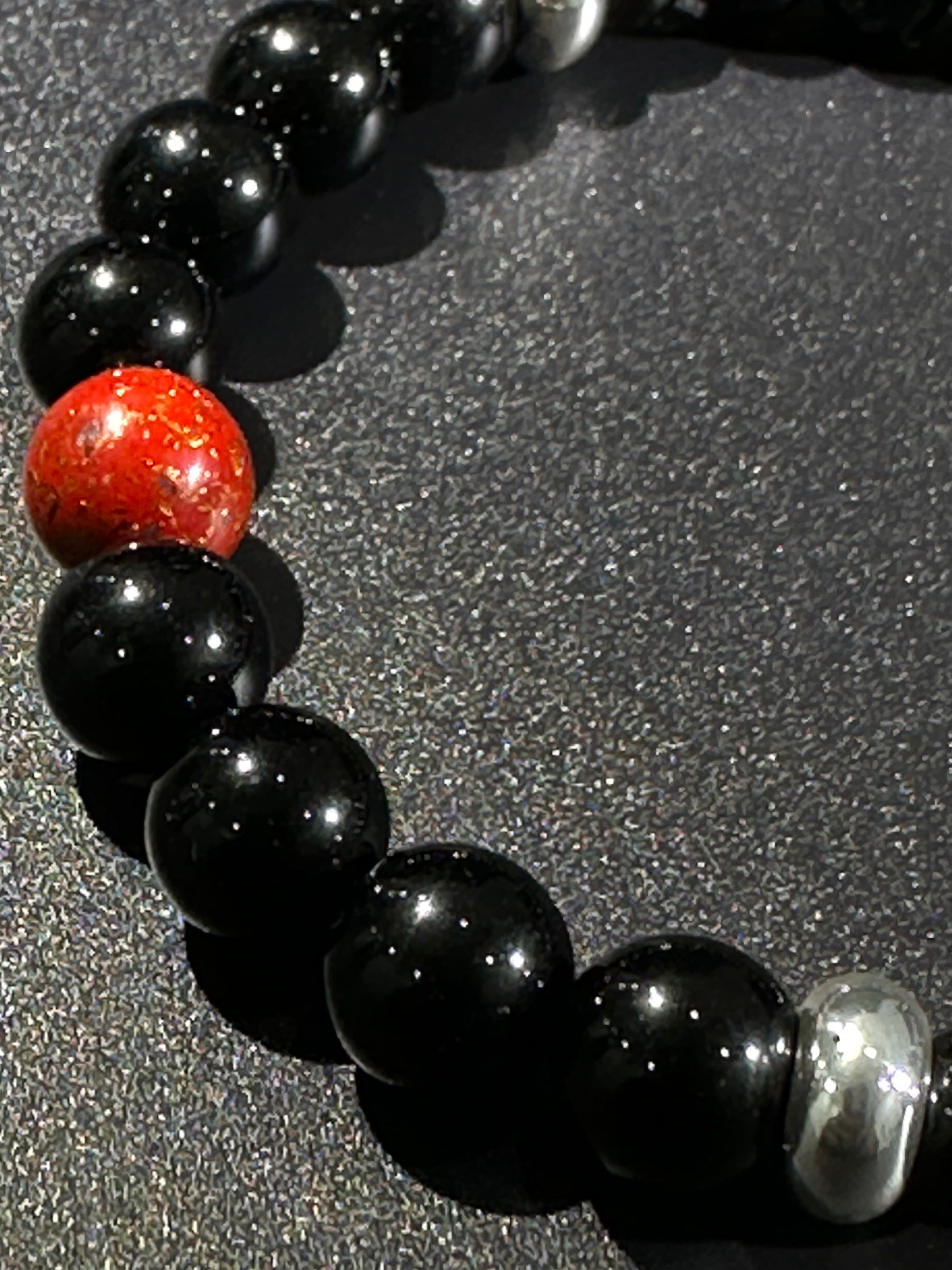 Minimalist Black Obsidian Bracelet, Spiritual Protection, Eastern Aesthetics, Everyday Styling