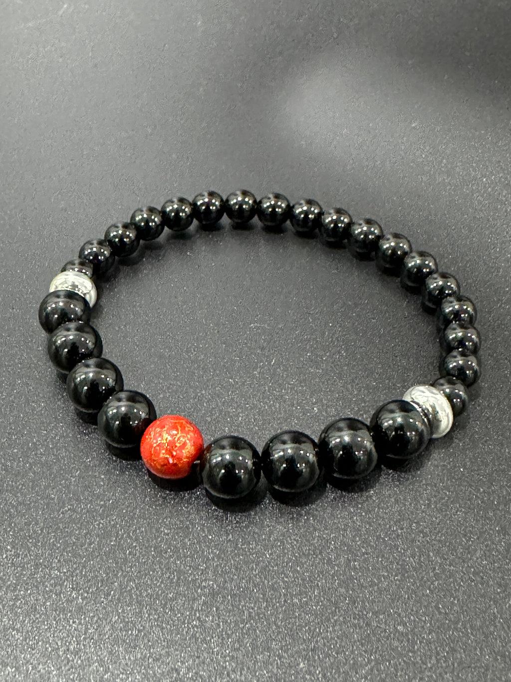 Minimalist Black Obsidian Bracelet, Spiritual Protection, Eastern Aesthetics, Everyday Styling