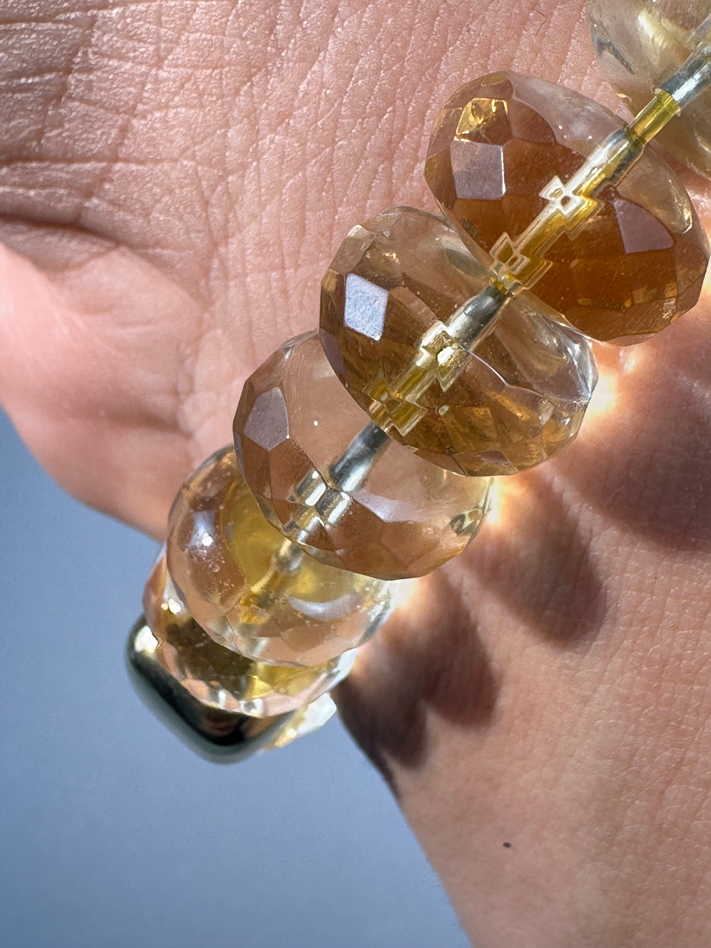 Citrine Bracelet,  Abundance Gemstone Jewelry, wealth, money, positive energy,  top tier crystal, 99.99% clarity.