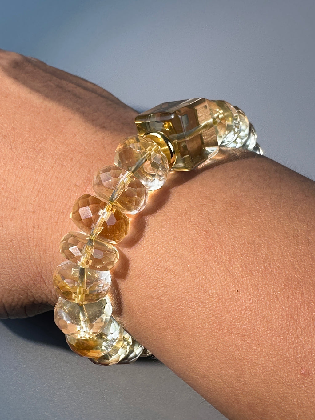 Citrine Bracelet,  Abundance Gemstone Jewelry, wealth, money, positive energy,  top tier crystal, 99.99% clarity.
