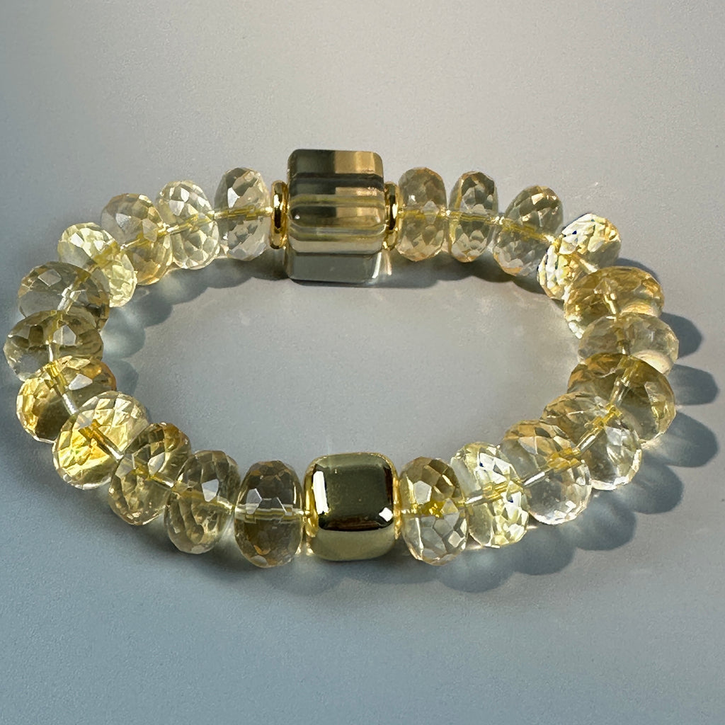 Citrine Bracelet,  Abundance Gemstone Jewelry, wealth, money, positive energy,  top tier crystal, 99.99% clarity.
