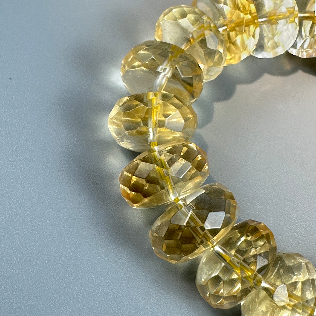 Citrine Bracelet,  Abundance Gemstone Jewelry, wealth, money, positive energy,  top tier crystal, 99.99% clarity.