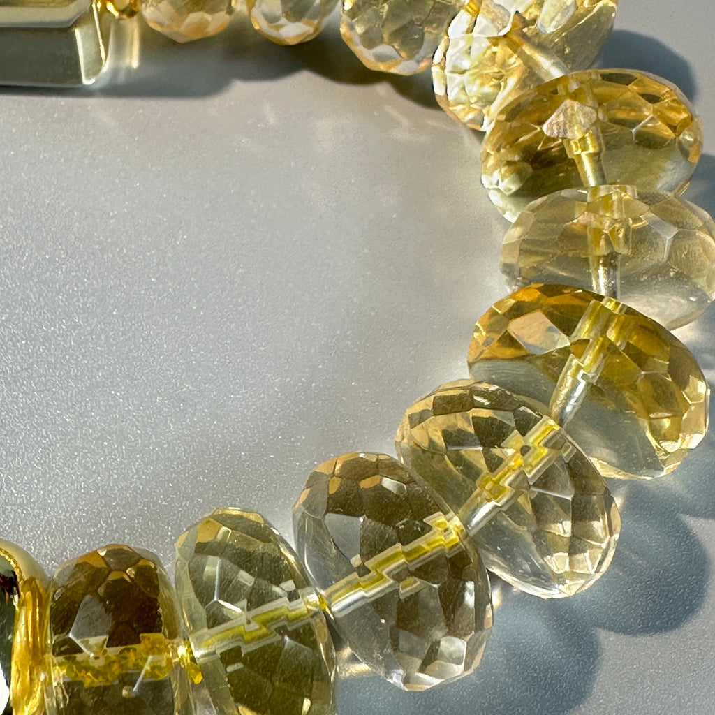 Citrine Bracelet,  Abundance Gemstone Jewelry, wealth, money, positive energy,  top tier crystal, 99.99% clarity.