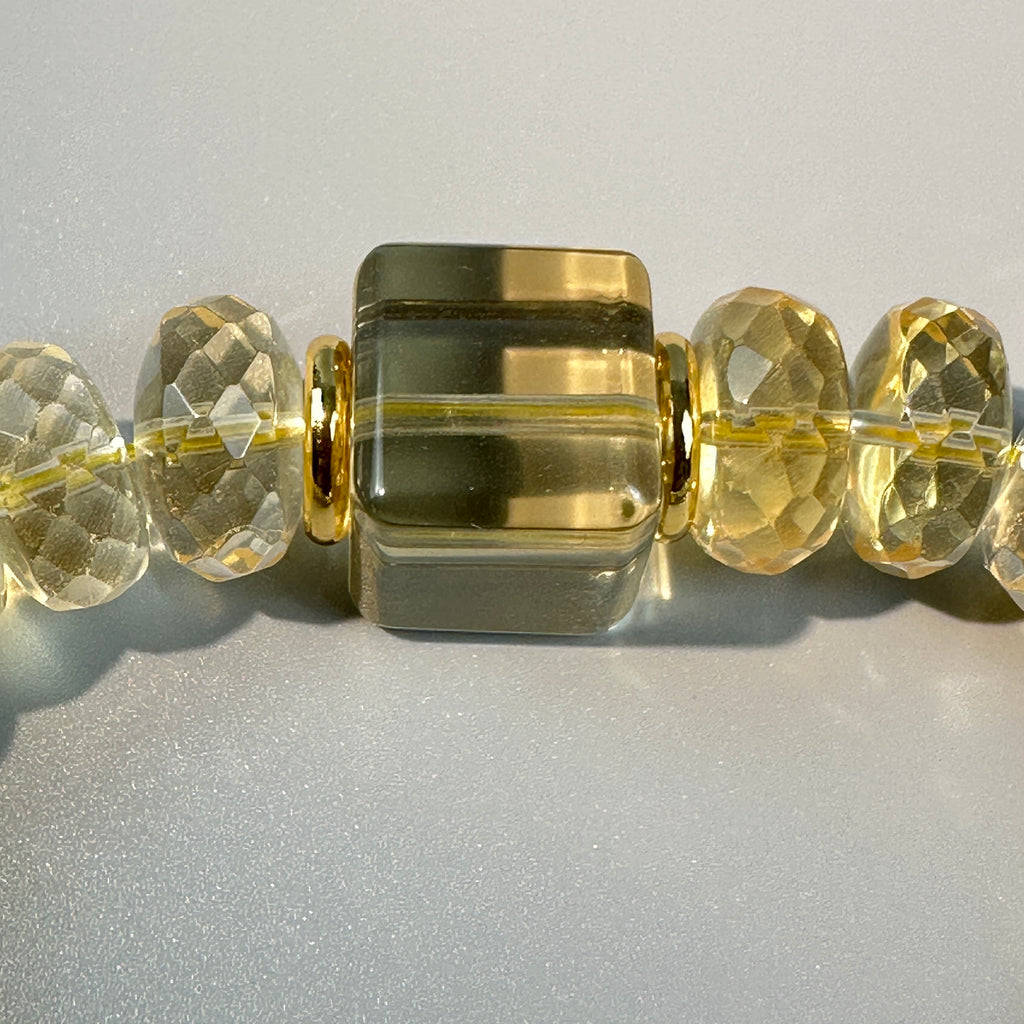 Citrine Bracelet,  Abundance Gemstone Jewelry, wealth, money, positive energy,  top tier crystal, 99.99% clarity.