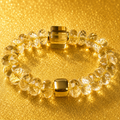 Citrine Bracelet,  Abundance Gemstone Jewelry, wealth, money, positive energy,  top tier crystal, 99.99% clarity.