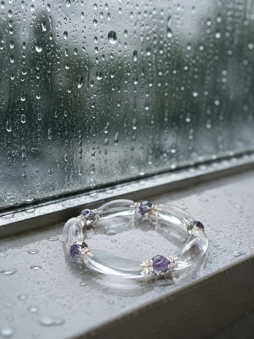 Natural clear quartz Bracelet,Spiritual energy Jewelry,birthday gift,artisan handmade bracelet,gift for girlfriend,unique designe gift,