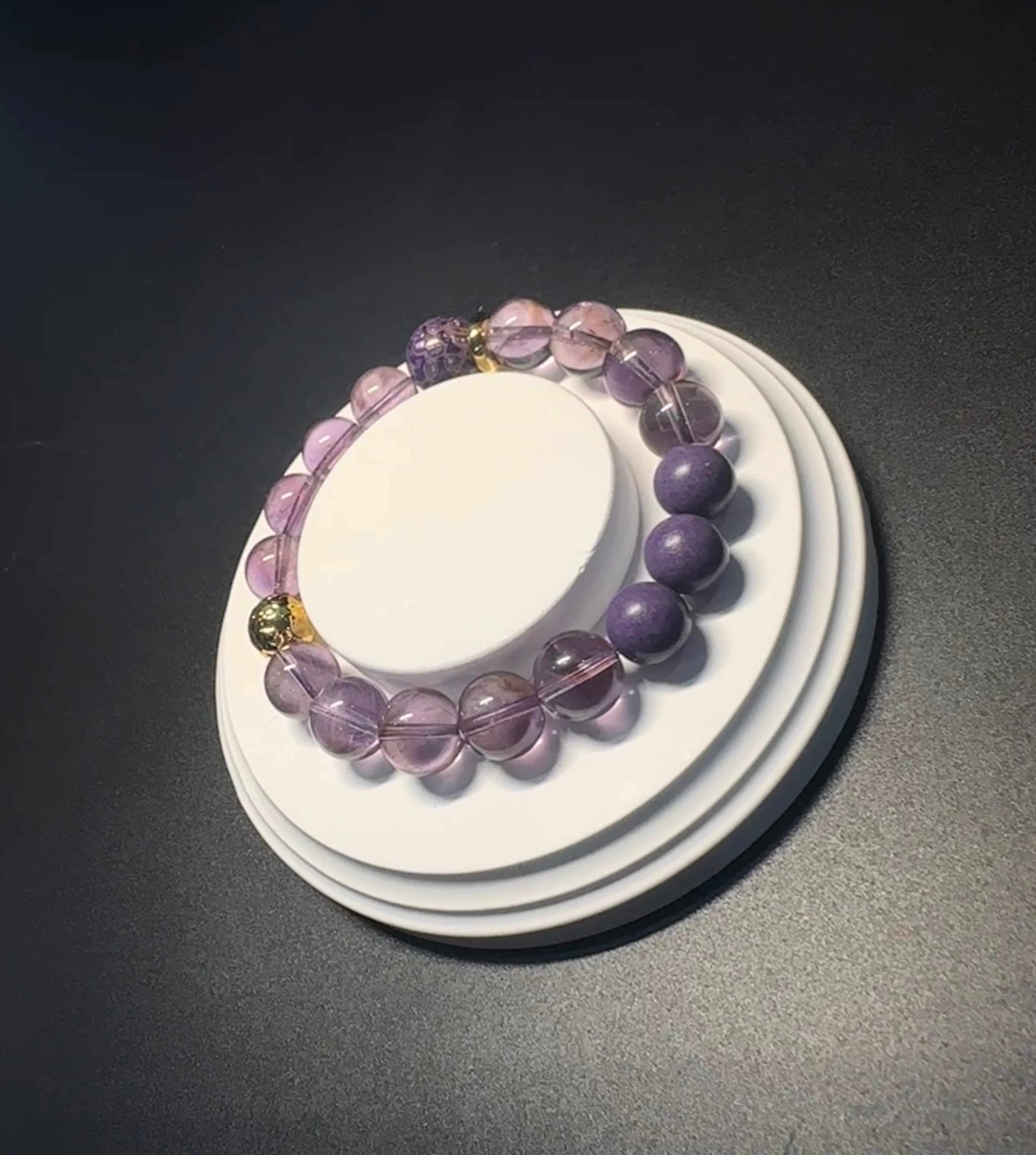 Natural Amethyst Bracelet,Calming jewelry,Spiritual Jewelry,birthday gift,artisan handmade bracelet,gift for her