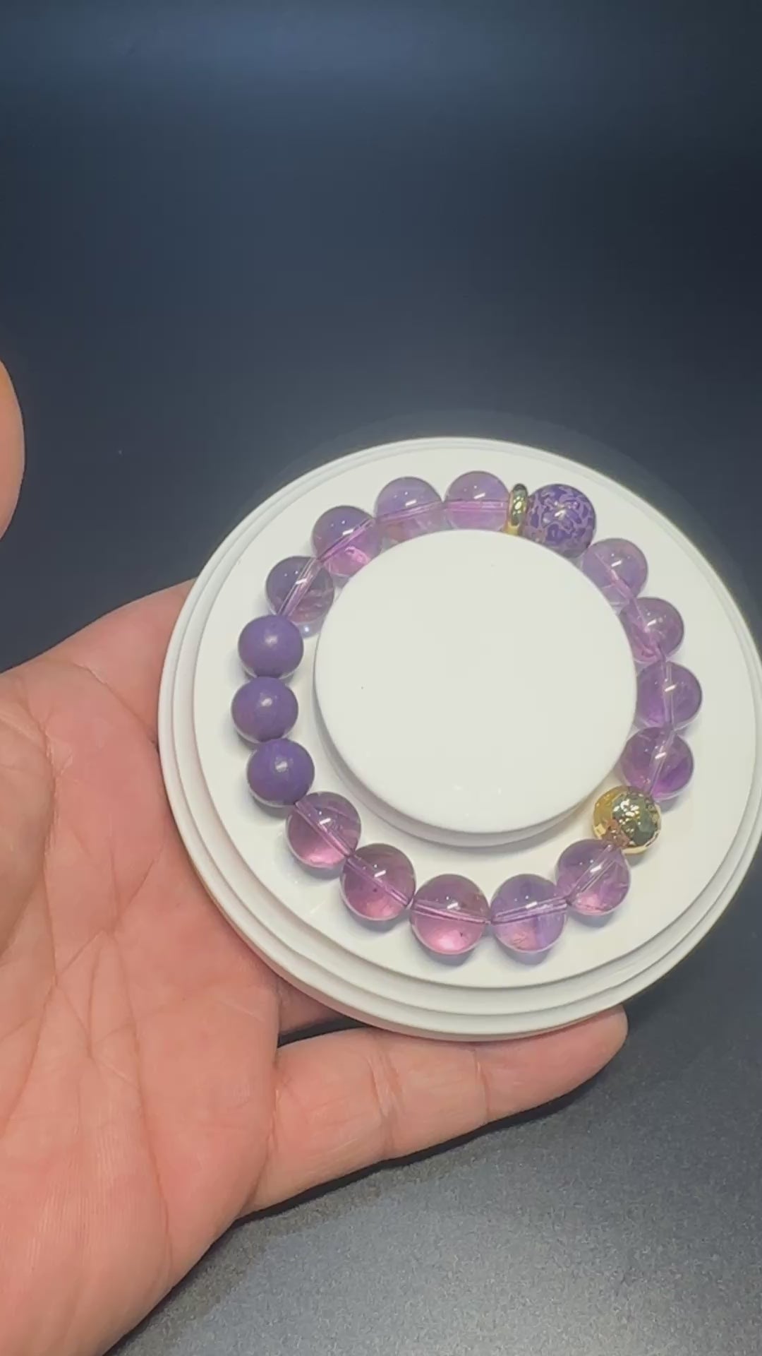 Natural Amethyst Bracelet,Calming jewelry,Spiritual Jewelry,birthday gift,artisan handmade bracelet,gift for her
